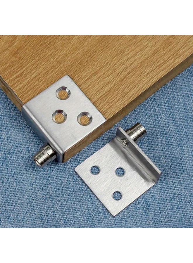Black Hidden Hinges 1 Pair For Cabinet Door Furniture Wooden Door - Image 5